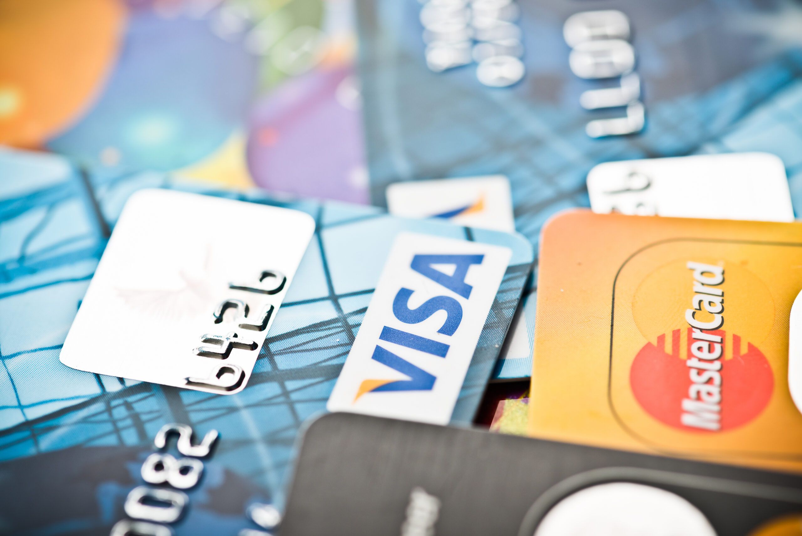 Credit Cards Overlapping